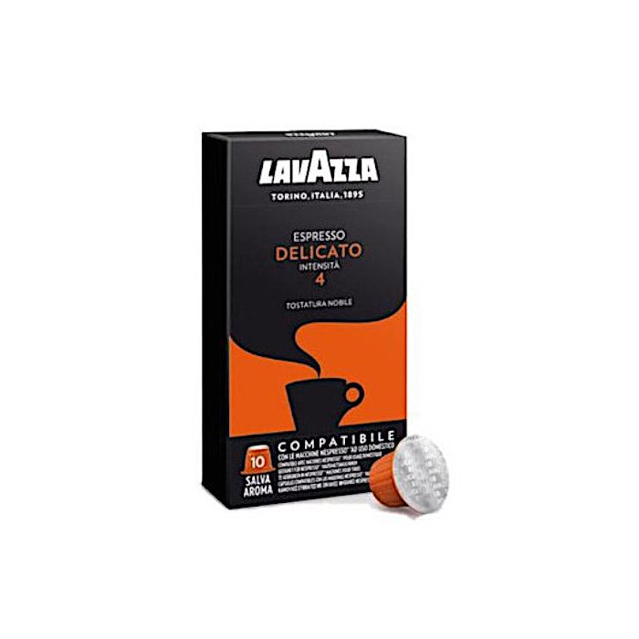 Capsule Compatibile Nespresso, Caffè Lavazza, Miscela Delicato