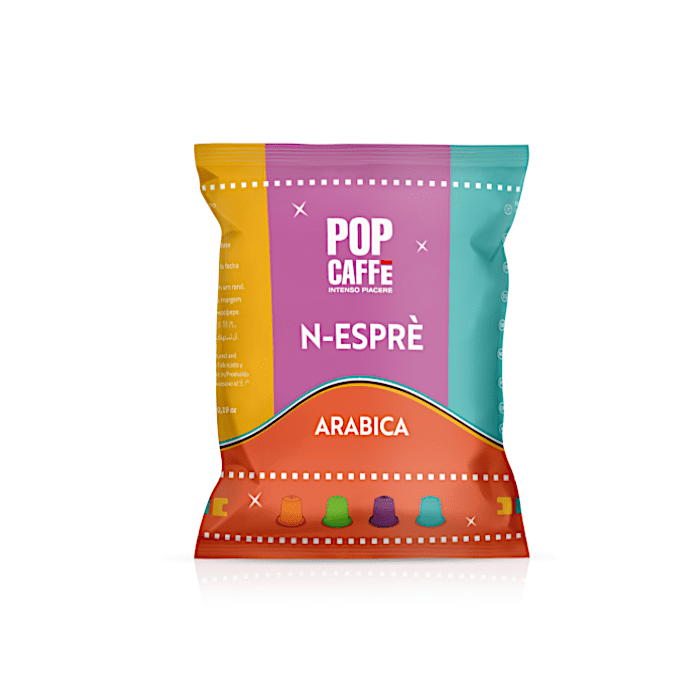 Capsule Compatibile Nespresso, Pop Caffè, Naos Arabico