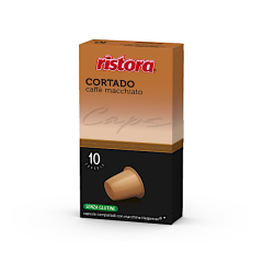 N 10 capsule di caffe macchiato Cortado compatibili Nespresso