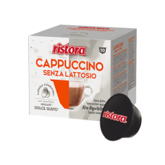 N 10 capsule cappuccino senza Lattosio compatibili Nescafe Dolce gusto Ristora