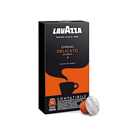 Capsule Compatibile Nespresso, Caffè Lavazza, Miscela Delicato
